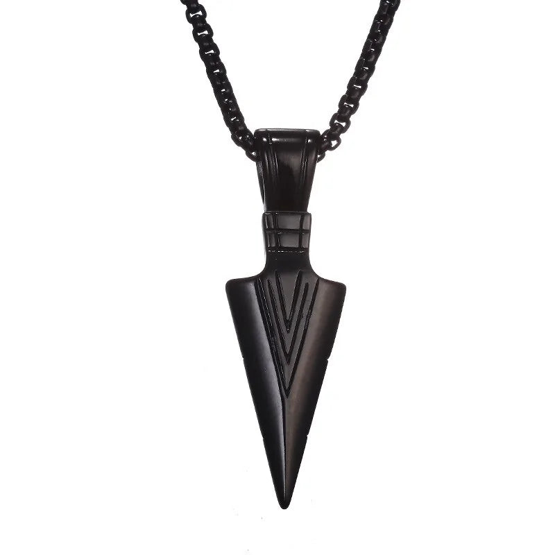 Arrow Head Pendant Long Chain Necklaces