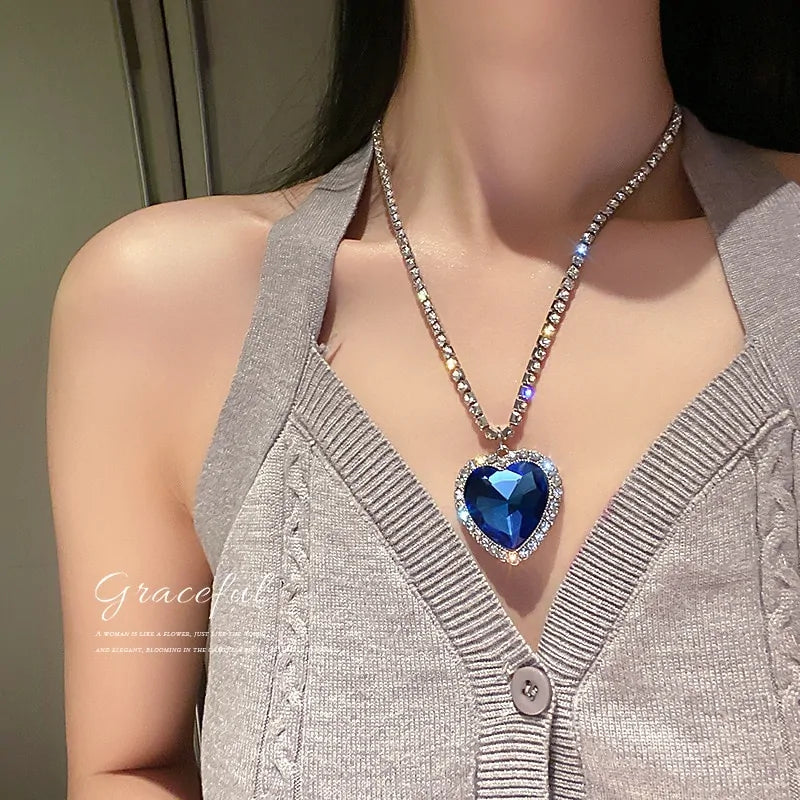 Titanic Heart of Ocean Necklaces